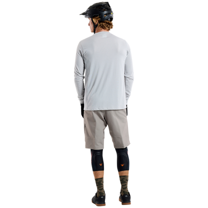 Maillot TROY LEE DESIGNS SKYLINE RIDE TEE SIGNATURE Mangas Largas Gris