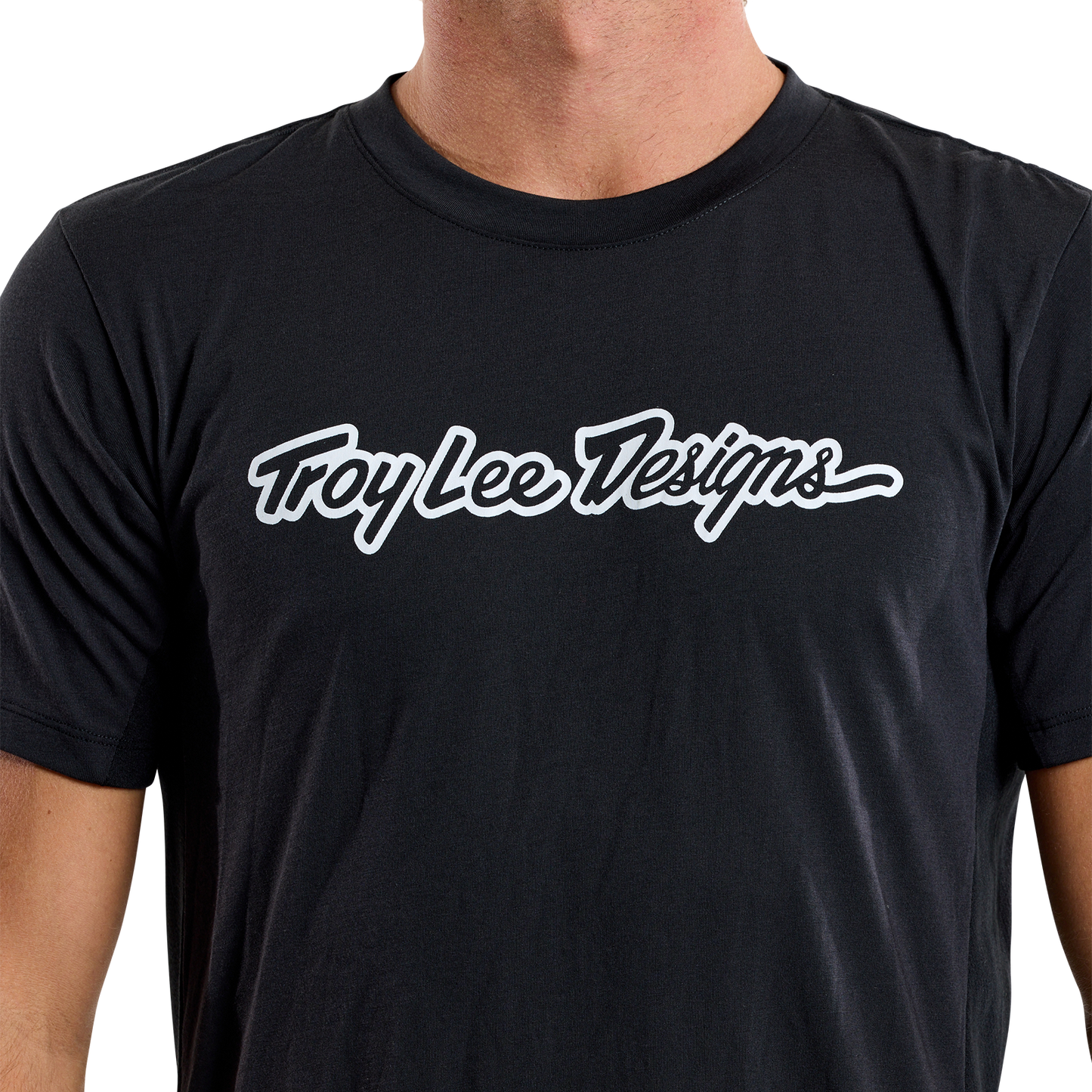 TROY LEE DESIGNS SKYLINE RIDE TEE SIGNATURE Maillot Manga Corta Negro 2025