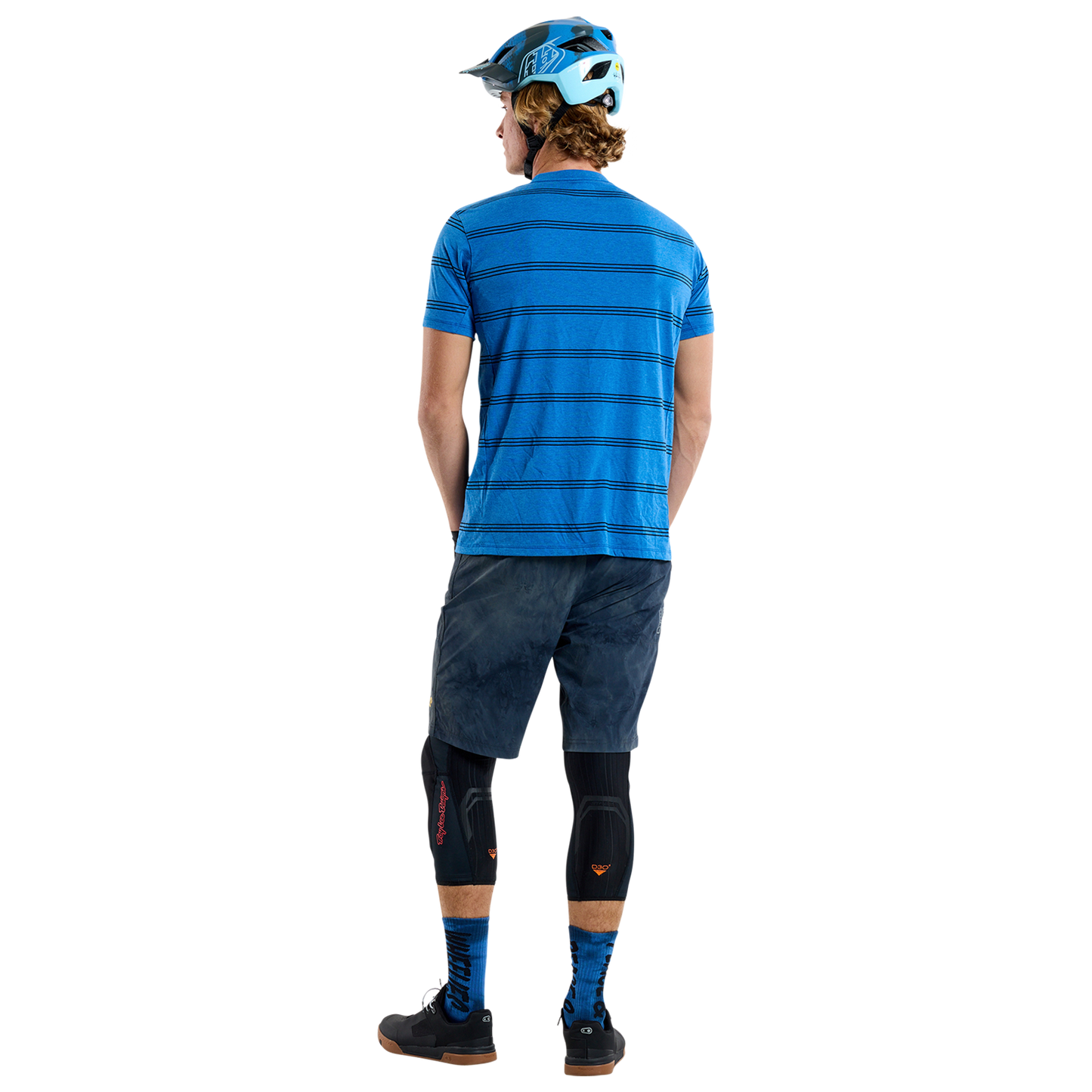 TROY LEE DESIGNS SKYLINE RIDE TEE WASH OUT Jersey Manga Corta Azul 2025