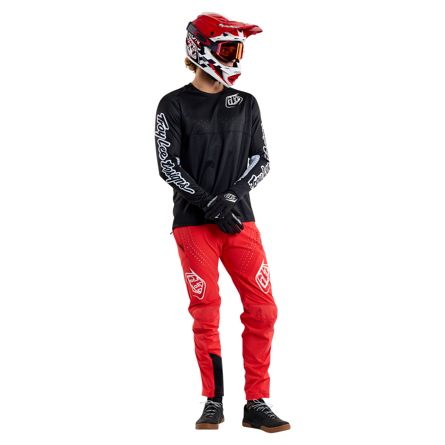 Maillot de manga larga TROY LEE DESIGNS SPRINT Negro