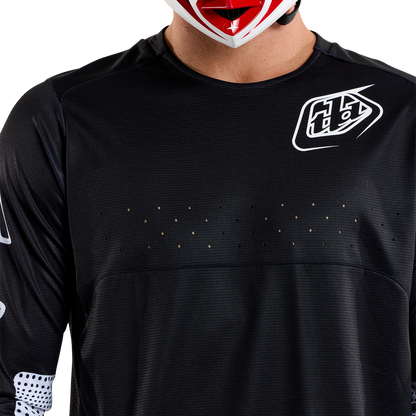 Maillot TROY LEE DESIGNS SPRINT Mangas Largas Negro