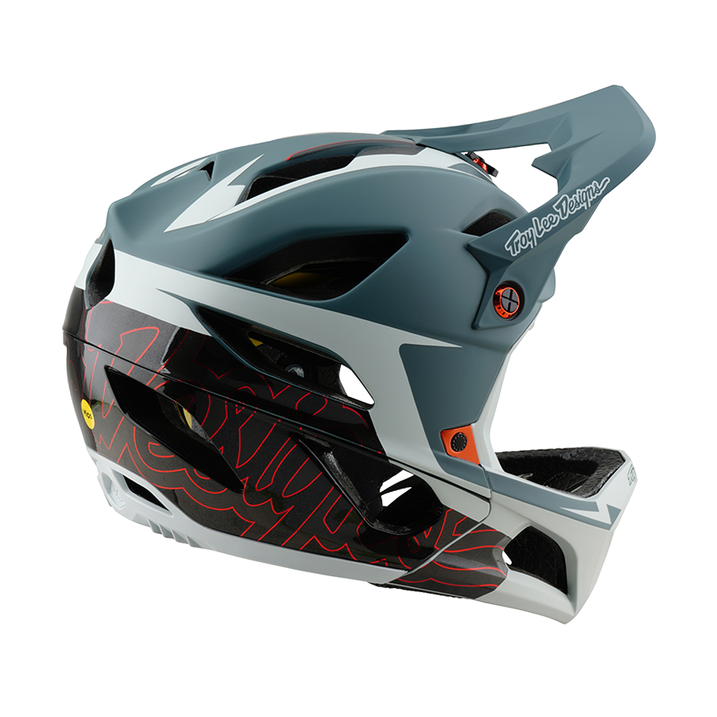 Casco MTB Troy Lee Design STAGE NEAUWAVE MIPS Gris