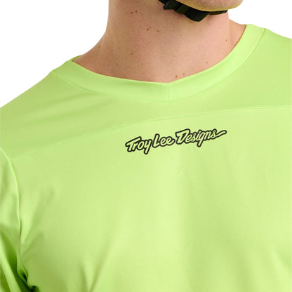 Maillot TROY LEE DESIGNS SKYLINE CHILL ROCKSLIDE Mangas Largas Amarillo