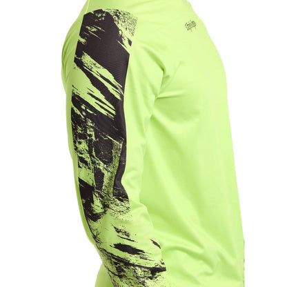 Maillot TROY LEE DESIGNS SKYLINE CHILL ROCKSLIDE Mangas Largas Amarillo