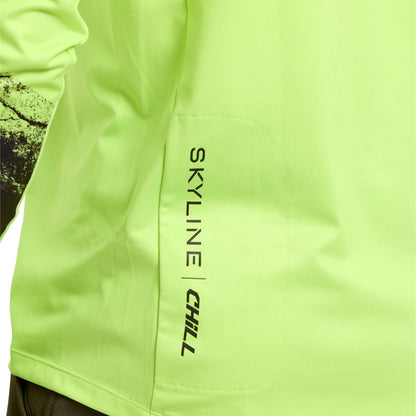 Maillot TROY LEE DESIGNS SKYLINE CHILL ROCKSLIDE Mangas Largas Amarillo