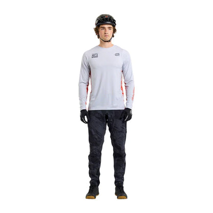Maillot TROY LEE DESIGNS SKYLINE Mangas Largas Blanco/Rojo