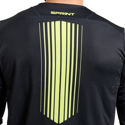 Maillot TROY LEE DESIGNS SPRINT Mangas Largas Negro/Amarillo