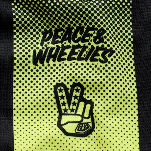 Maillot de manga larga TROY LEE DESIGNS SPRINT Negro/Amarillo