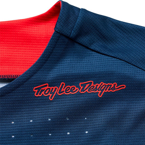 Maillot de manga larga TROY LEE DESIGNS SPRINT Azul/Rojo