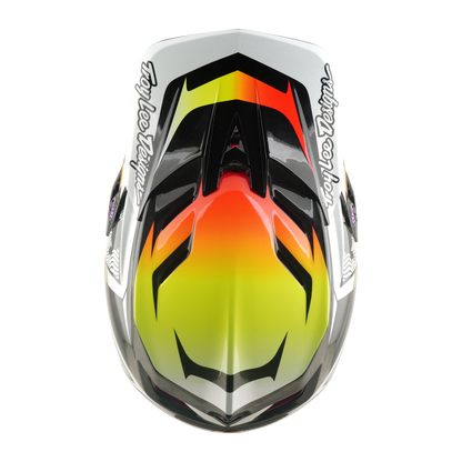 Casco MTB TROY LEE DESIGNS D4 CARBON MIPS Lined Up Negro/Amarillo