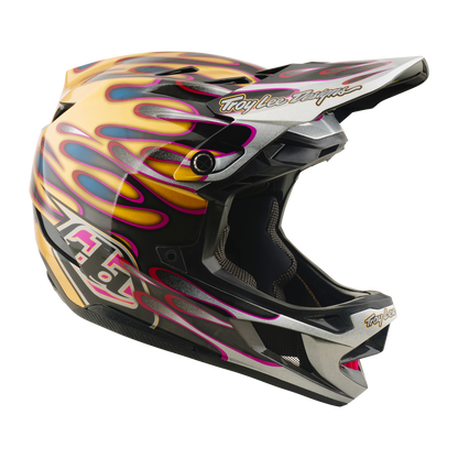Casco MTB TROY LEE DESIGNS D4 CARBON MIPS Overspray Dorado/Negro