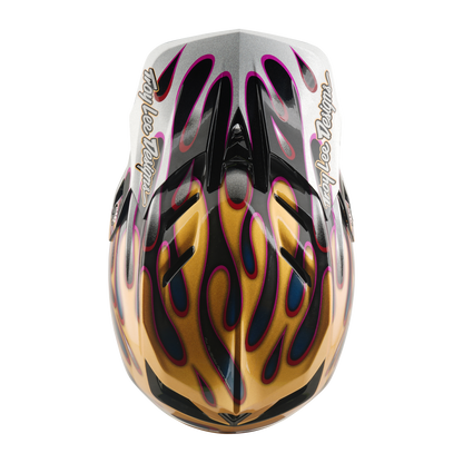 Casco MTB TROY LEE DESIGNS D4 CARBON MIPS Overspray Dorado/Negro