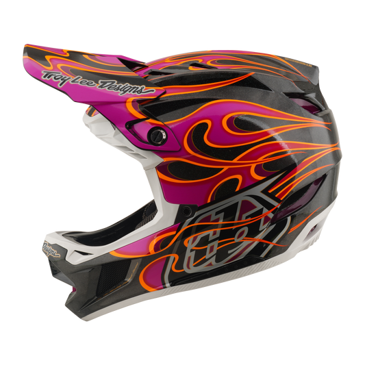 Casco MTB TROY LEE DESIGNS D4 CARBON MIPS Carbono Torched/Magenta