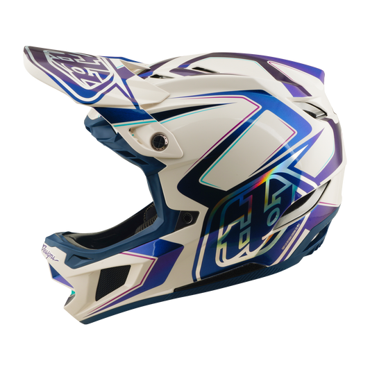 Casco MTB TROY LEE DESIGNS D4 COMPOSITE MIPS FLARED Blanco