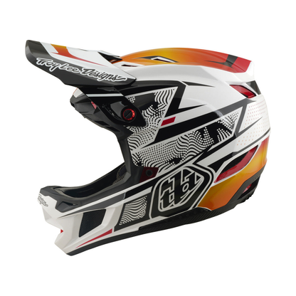 Casco MTB TROY LEE DESIGNS D4 COMPOSITE MIPS LINED UP Blanco
