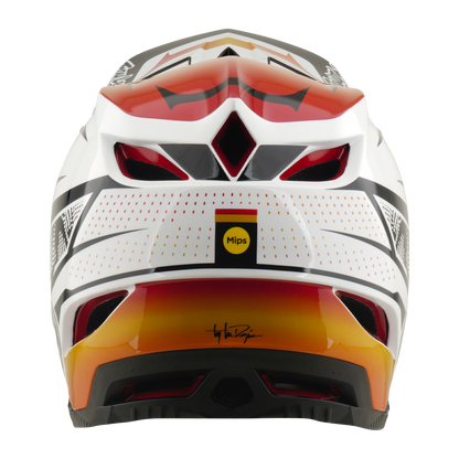 Casco MTB TROY LEE DESIGNS D4 COMPOSITE MIPS LINED UP Blanco