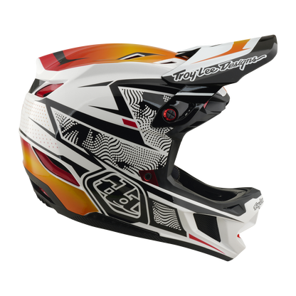 Casco MTB TROY LEE DESIGNS D4 COMPOSITE MIPS LINED UP Blanco