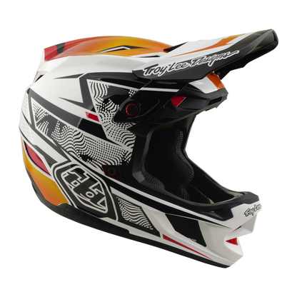 Casco MTB TROY LEE DESIGNS D4 COMPOSITE MIPS LINED UP Blanco