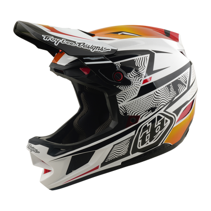 Casco MTB TROY LEE DESIGNS D4 COMPOSITE MIPS LINED UP Blanco