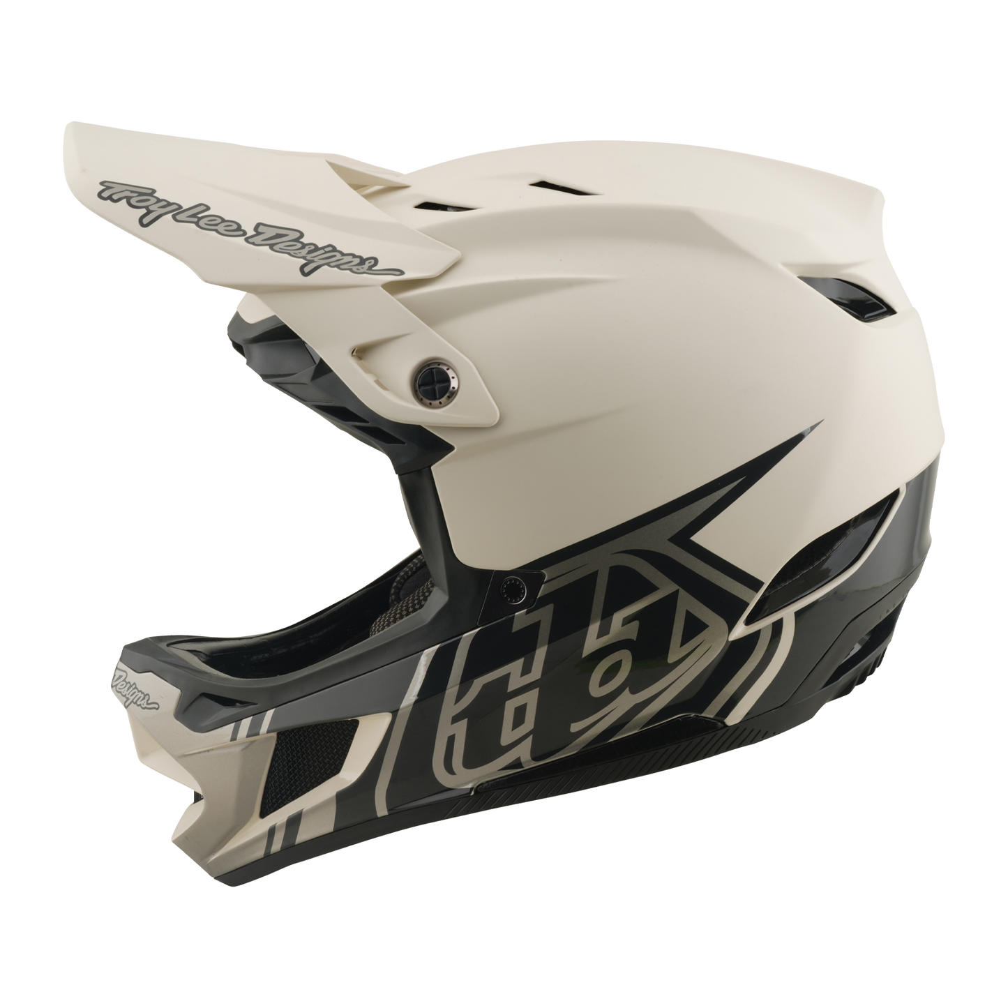 Casco MTB TROY LEE DESIGNS D4 COMPOSITE MIPS STEALTH PUMICE Blanco