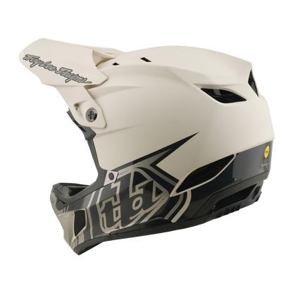 Casco MTB TROY LEE DESIGNS D4 COMPOSITE MIPS STEALTH PUMICE Blanco