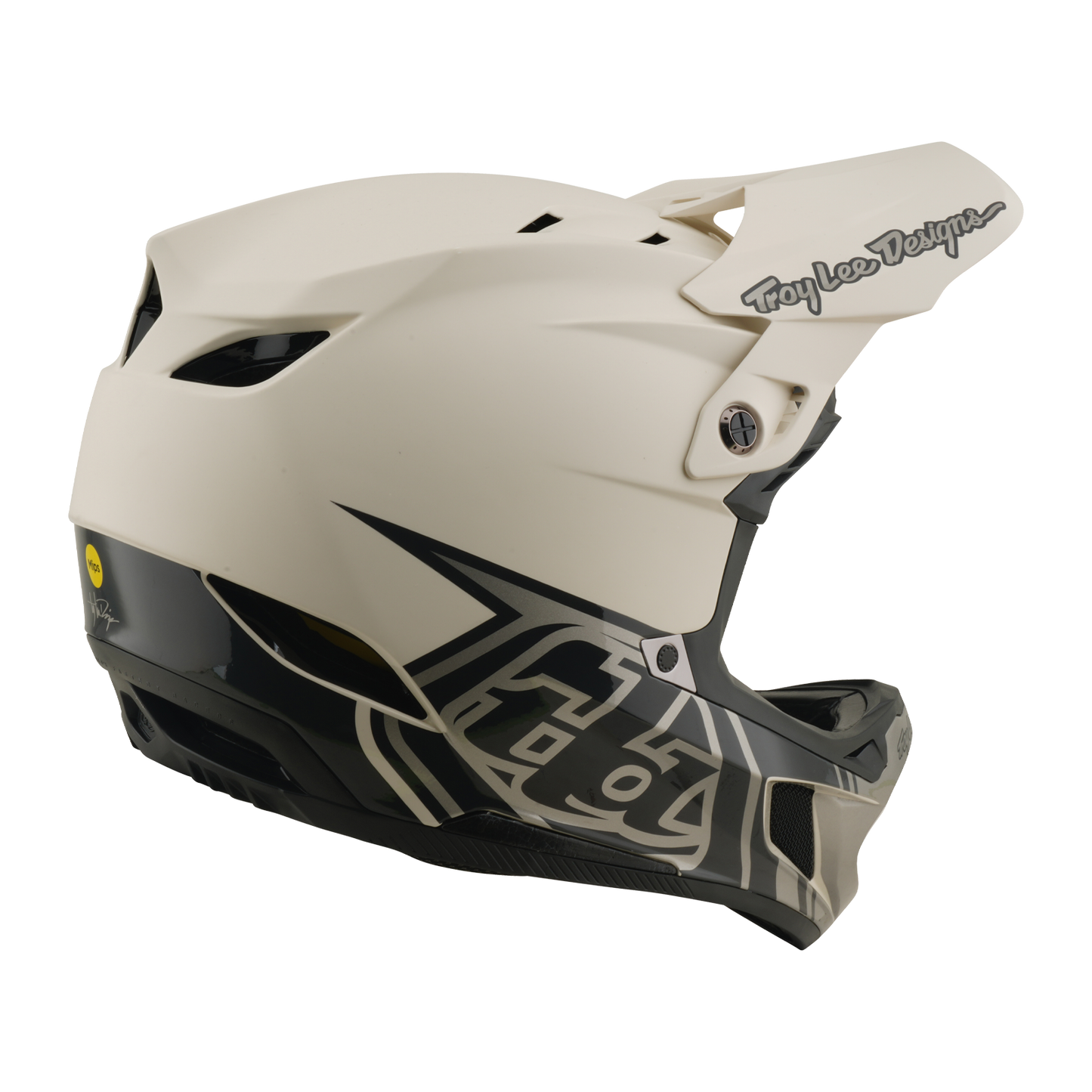 Casco MTB TROY LEE DESIGNS D4 COMPOSITE MIPS STEALTH PUMICE Blanco