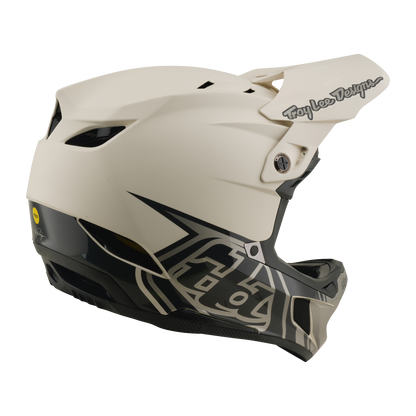Casco MTB TROY LEE DESIGNS D4 COMPOSITE MIPS STEALTH PUMICE Blanco