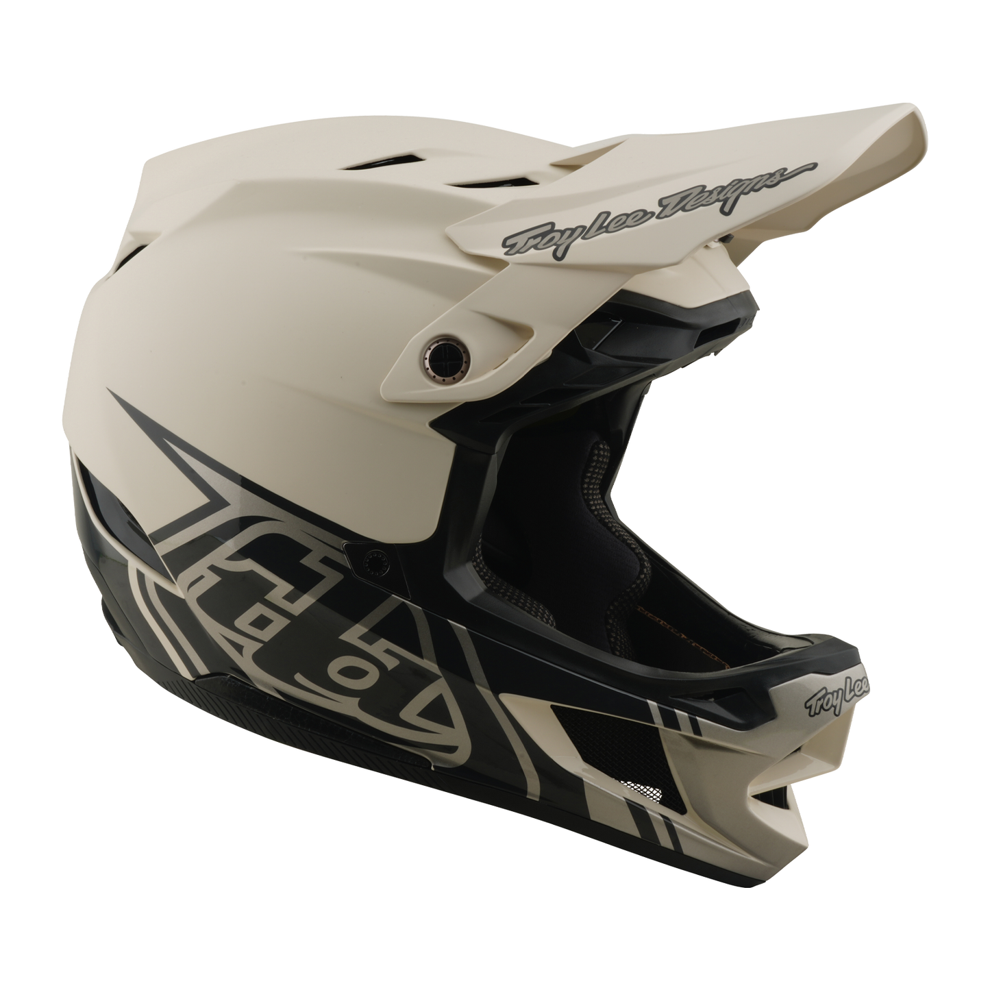 Casco MTB TROY LEE DESIGNS D4 COMPOSITE MIPS STEALTH PUMICE Blanco
