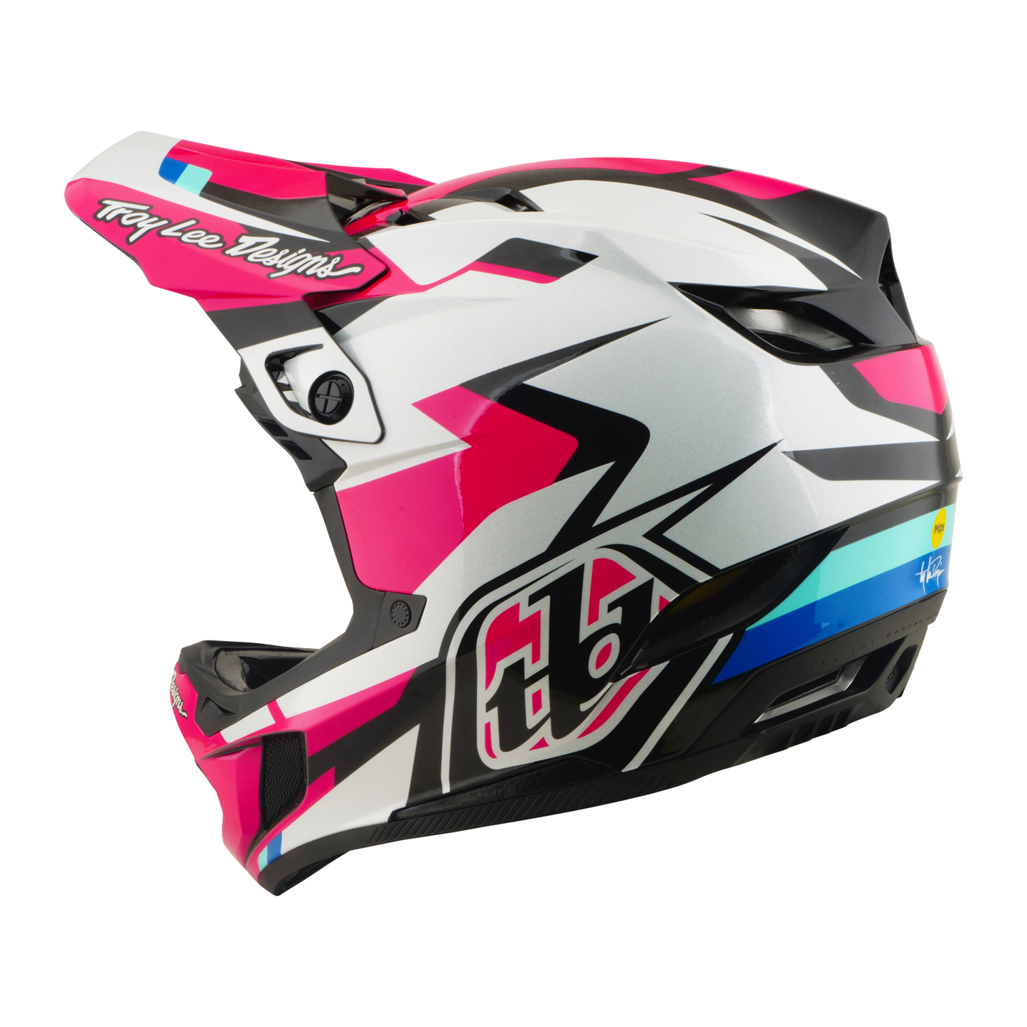 Casco MTB TROY LEE DESIGNS D4 POLYACRYLITE MIPS ROAMER Magenta