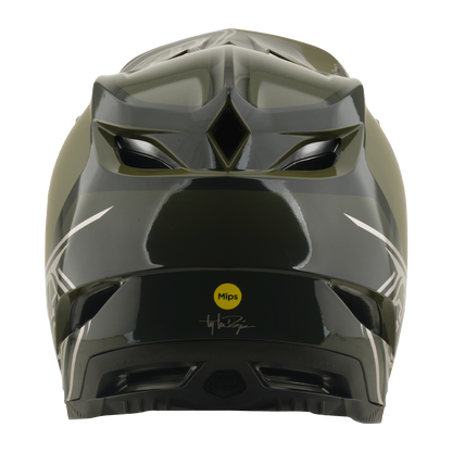 Casco MTB TROY LEE DESIGNS D4 POLYACRYLITE MIPS SHADOW BEETLE Kaki