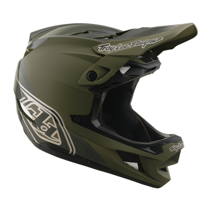 Casco MTB TROY LEE DESIGNS D4 POLYACRYLITE MIPS SHADOW BEETLE Kaki