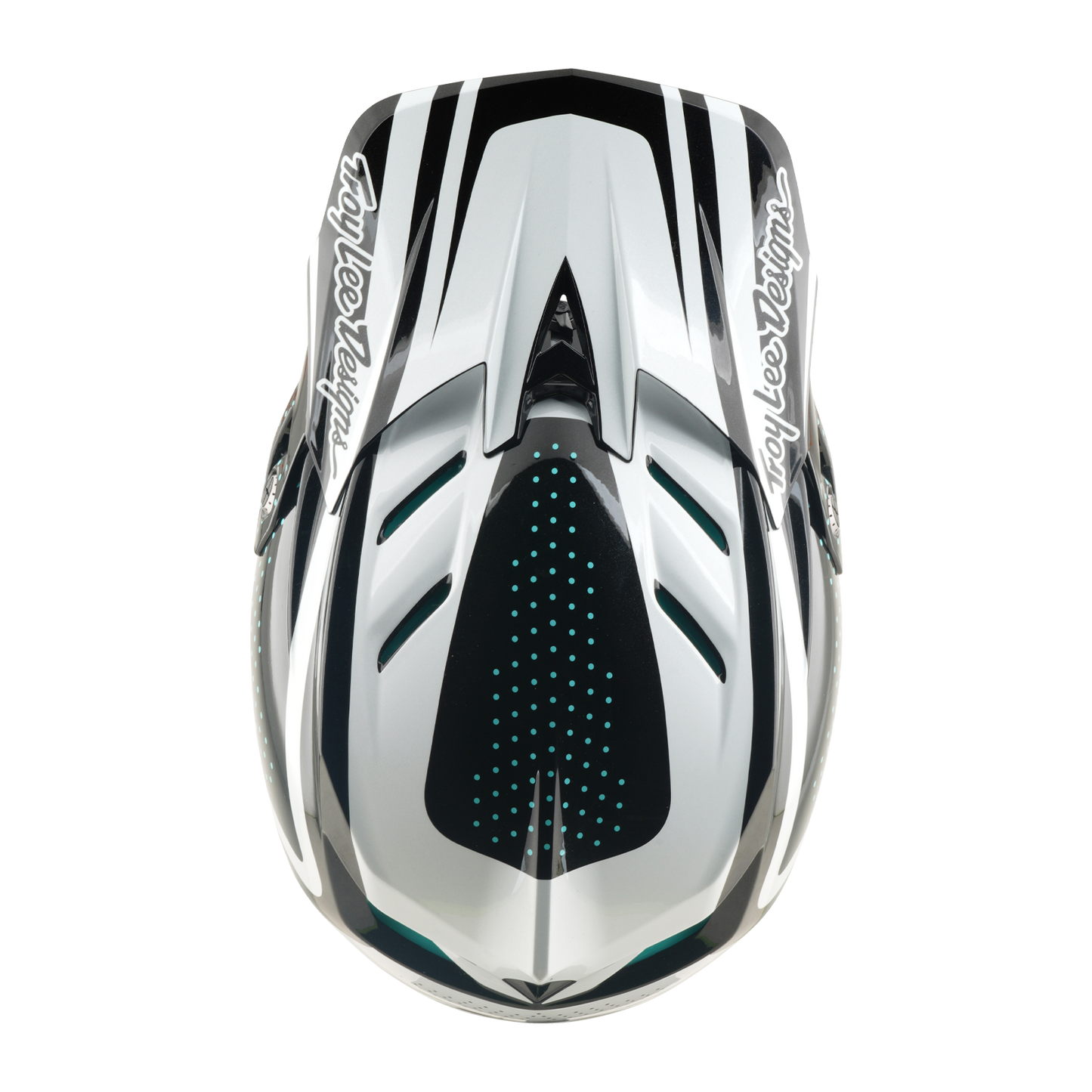 TROY LEE DESIGNS D4 POLYACRYLITE MIPS THE LINE Casco MTB Carbón/Blanco
