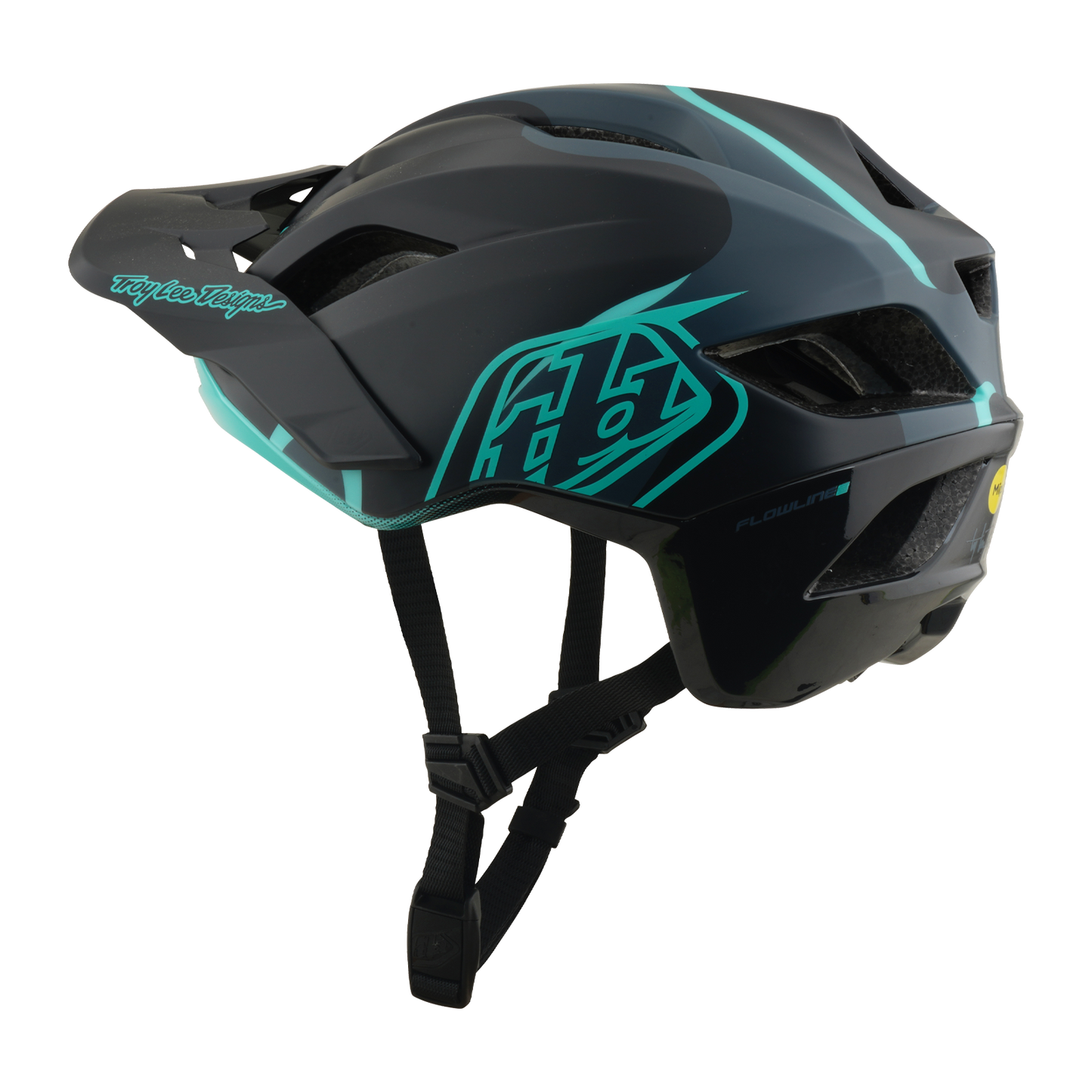 Casco MTB TROY LEE DESIGNS FLOWLINE SE MIPS BADGE Carbono/Azul