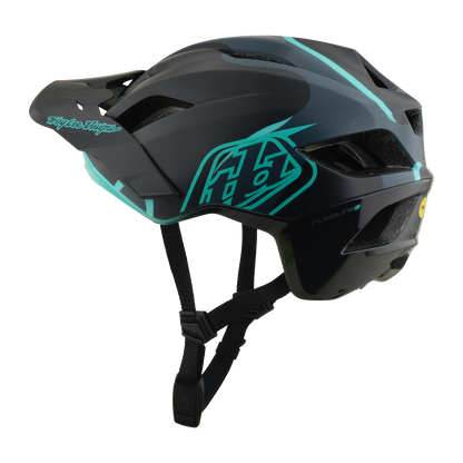 Casco MTB TROY LEE DESIGNS FLOWLINE SE MIPS BADGE Carbon/Azul