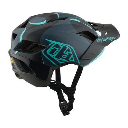 Casco MTB TROY LEE DESIGNS FLOWLINE SE MIPS BADGE Carbon/Azul