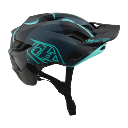 Casco MTB TROY LEE DESIGNS FLOWLINE SE MIPS BADGE Carbon/Azul