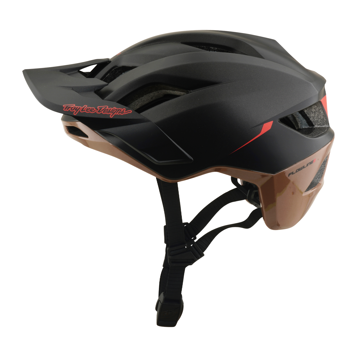 Casco MTB TROY LEE DESIGNS FLOWLINE SE MIPS STACKS Negro/Marrón