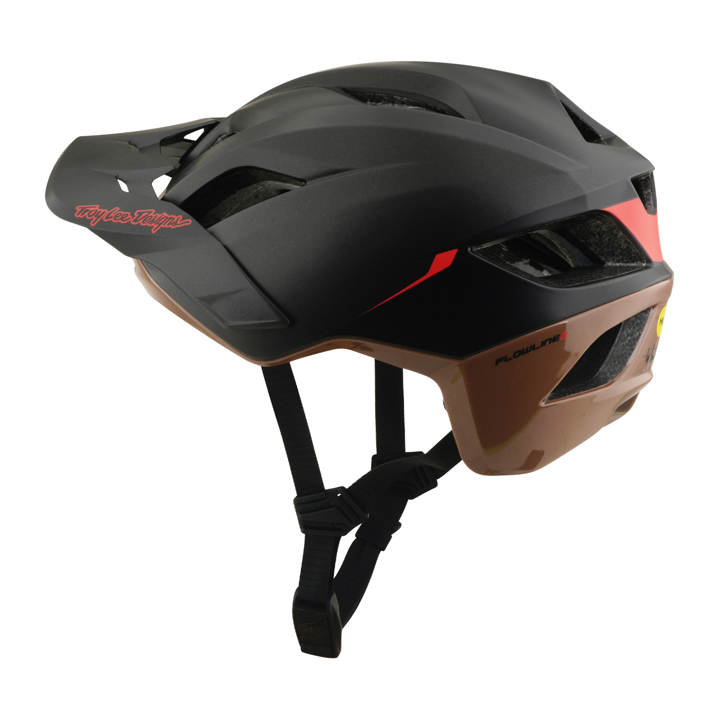 Casco MTB TROY LEE DESIGNS FLOWLINE SE MIPS STACKS Negro/Marrón