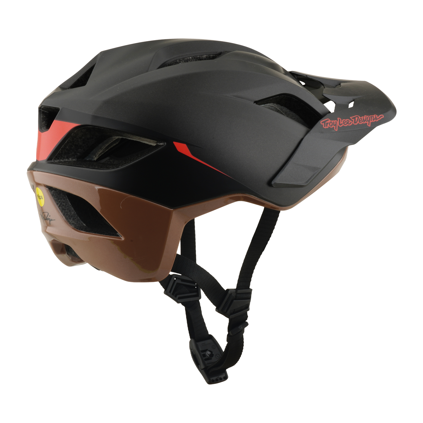 Casco MTB TROY LEE DESIGNS FLOWLINE SE MIPS STACKS Negro/Marrón
