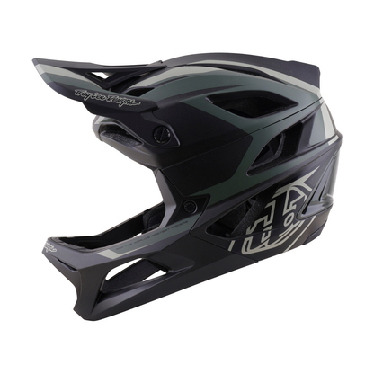 Casco de MTB TROY LEE DESIGNS STAGE 2 HIGH VIZ caqui/gris carbón