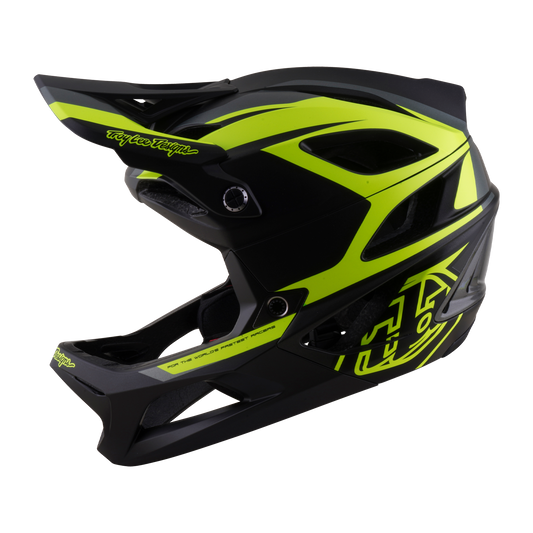 Casco de MTB TROY LEE DESIGNS STAGE 2 HIGH VIZ gris carbón/amarillo