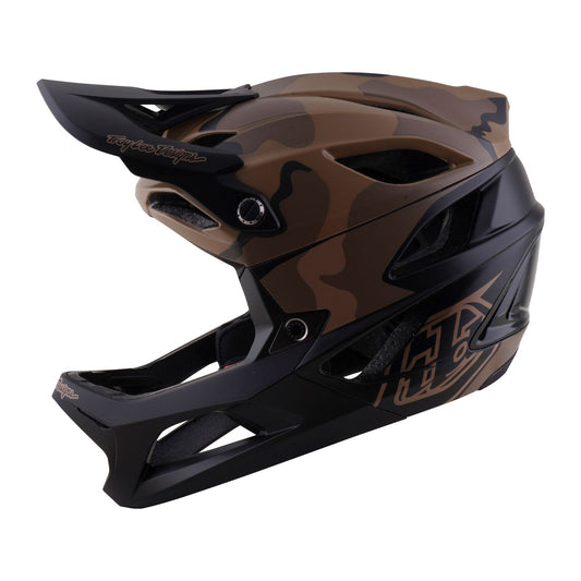 Casco de MTB TROY LEE DESIGNS STAGE 2 SPLIT marrón/camuflaje