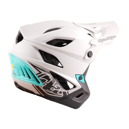 Casco MTB TROY LEE DESIGNS STAGE STUNT DRONE PUMICE Gris/Verde