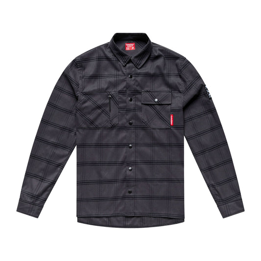 Camisa técnica TROY LEE DESIGNS Ruta Rebelde YD de cuadros color carbón