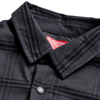 Camisa técnica TROY LEE DESIGNS Ruta Rebelde YD de cuadros color carbón