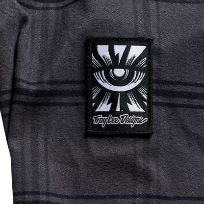 Camisa técnica TROY LEE DESIGNS Ruta Rebelde YD de cuadros color carbón
