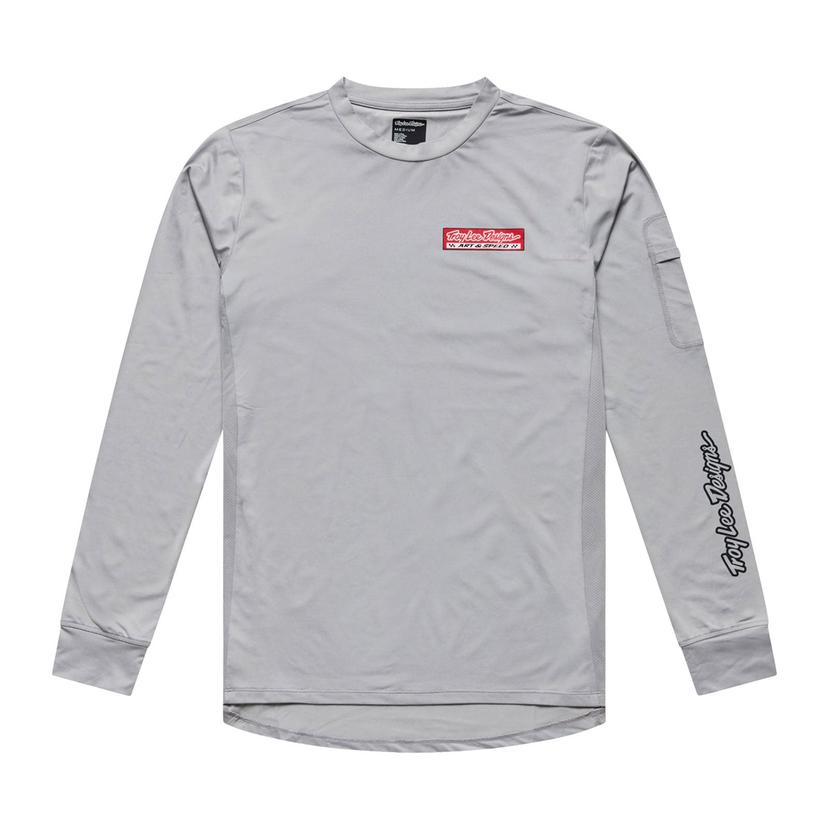 Maillot de manga larga TROY LEE DESIGNS RUCKUS RIDE CUSTOM PAINT Mid Gray