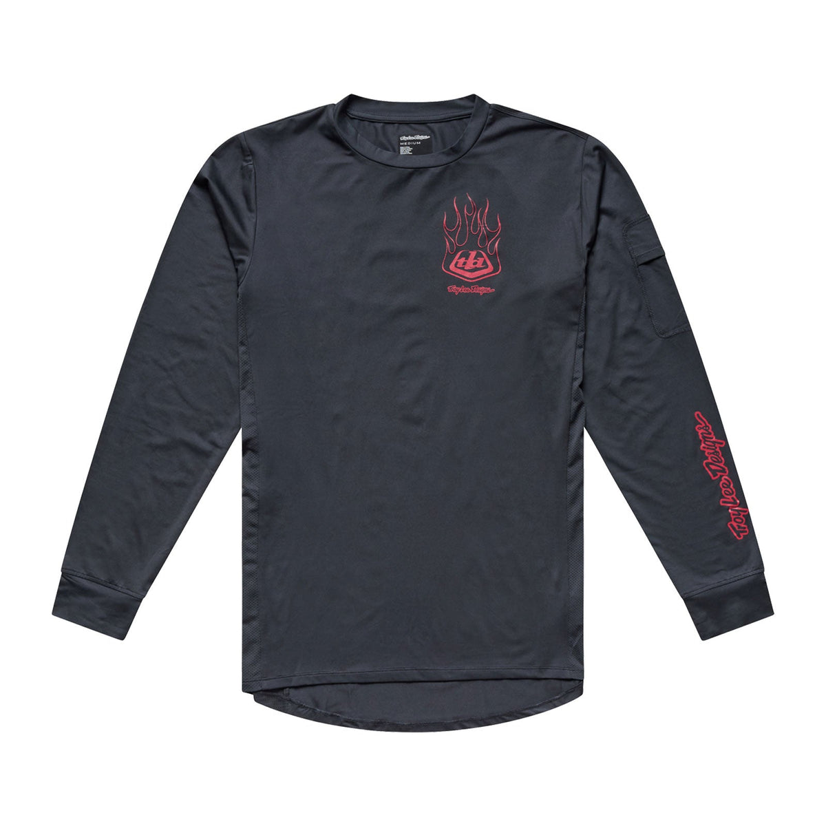 Maillot de manga larga TROY LEE DESIGNS RUCKUS RIDE EMBER Carbon
