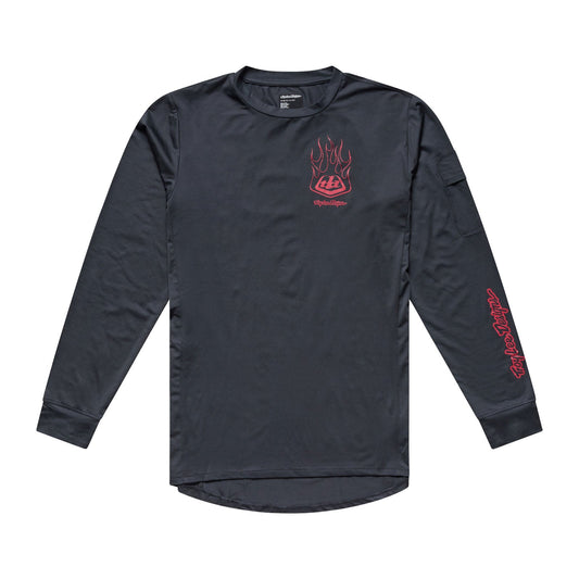 Maillot de manga larga TROY LEE DESIGNS RUCKUS RIDE EMBER Carbon