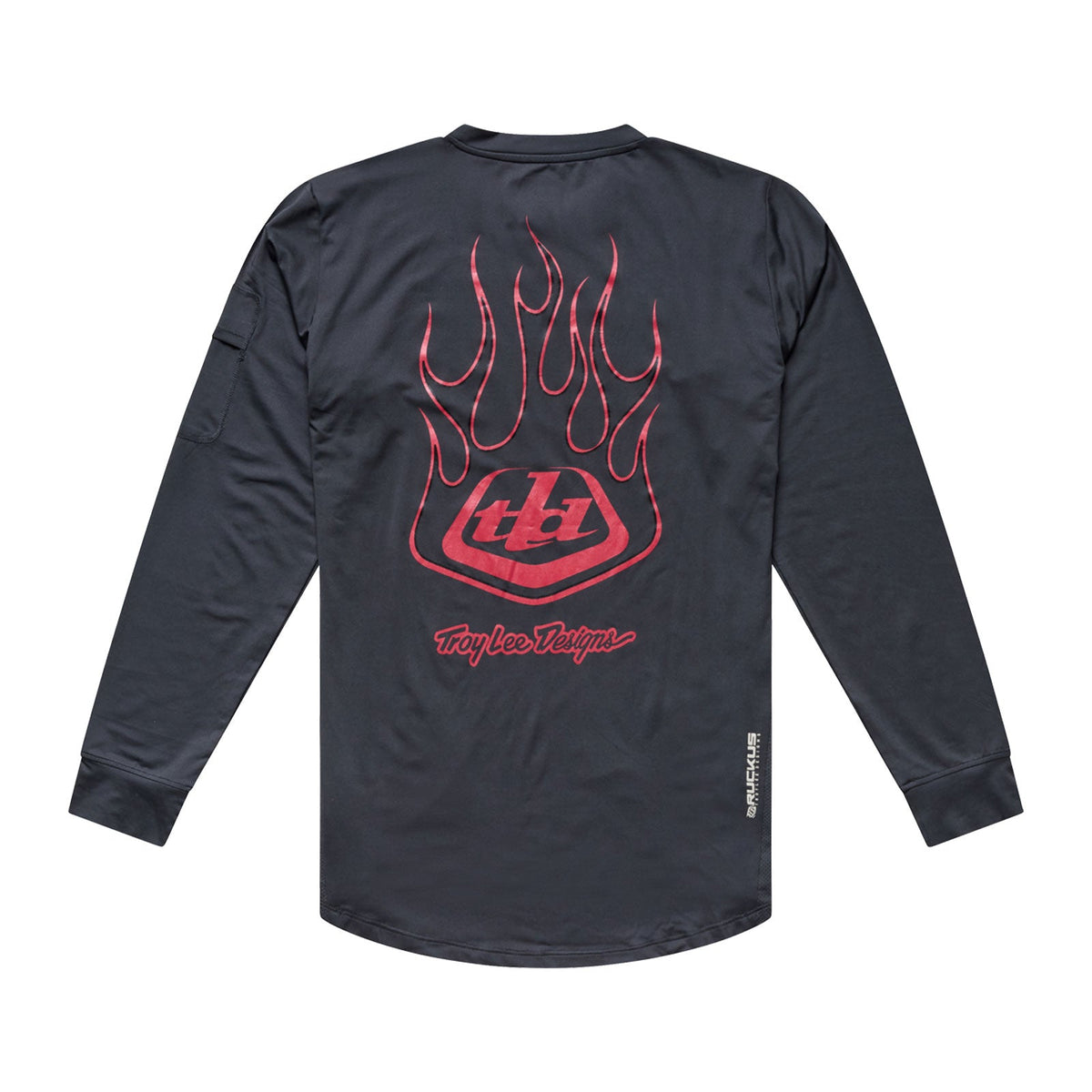 Maillot de manga larga TROY LEE DESIGNS RUCKUS RIDE EMBER Carbon